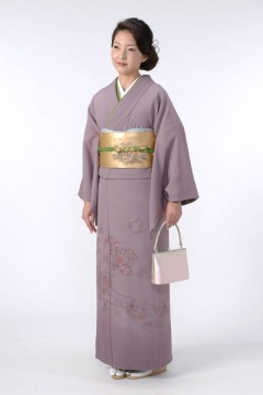 訪問着 紫
